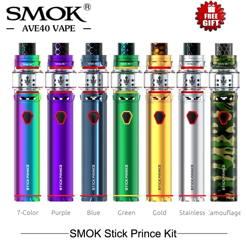 New Color SMOK Stick Prince Kit 3000mah Battery V12 Prince M4 0.17ohm Electronic cigarettes Vs Vaporesso Cascade One Plus Vape New Color SMOK Stick Prince Kit 3000mah Battery V12 Prince M4 0.17ohm Electronic cigarettes Vs Vaporesso Cascade One Plus Vape