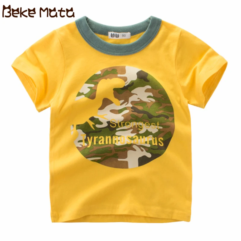 BEKE MATA/футболки для малышей летние футболки с короткими рукавами мальчиков 2018