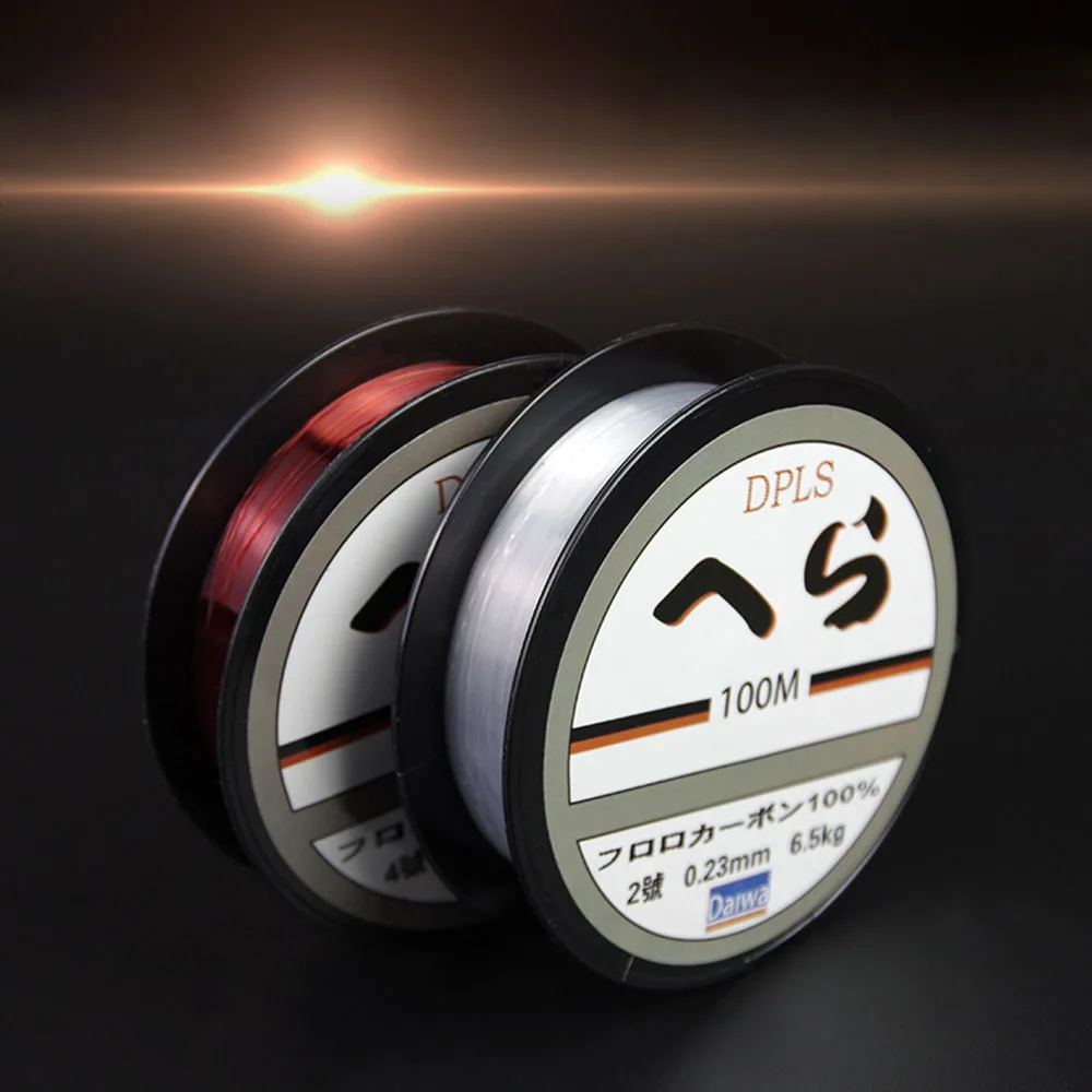 100 متر فلوريد خطوط الصيد النايلون multifilament خط الصيد المكمن بركة ستريم الكارب الصيد