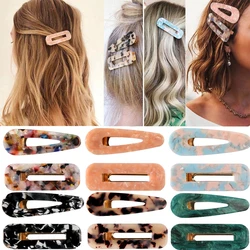 2Pcs Acrylic Resin Hollow Alligator Hair Clips For Women Girls Water Drop Shape Hair Pins Hairgrips Geometric Hair Accessories 2Pcs Acrylic Resin Hollow Alligator Hair Clips For Women Girls Water Drop Shape Hair Pins Hairgrips Geometric Hair Accessories