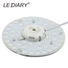 LEDIARY Bright 2D Replaceable LED Light Source For European Ceiling Lamp Marked 24W 220V With Magnet Led Lights Replacement PCB