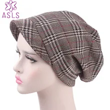 Новые модные женские кепки в клетку шапки-береты Мешковатые повседневные армейские шапки с козырьком для мальчиков и девочек
