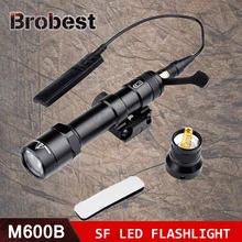 SF M600B мини-Скаут свет для фонарик для тактического пистолета светодиодный оружейный фонарик пистолет с фонариком с дистанционным переключателем хвоста
