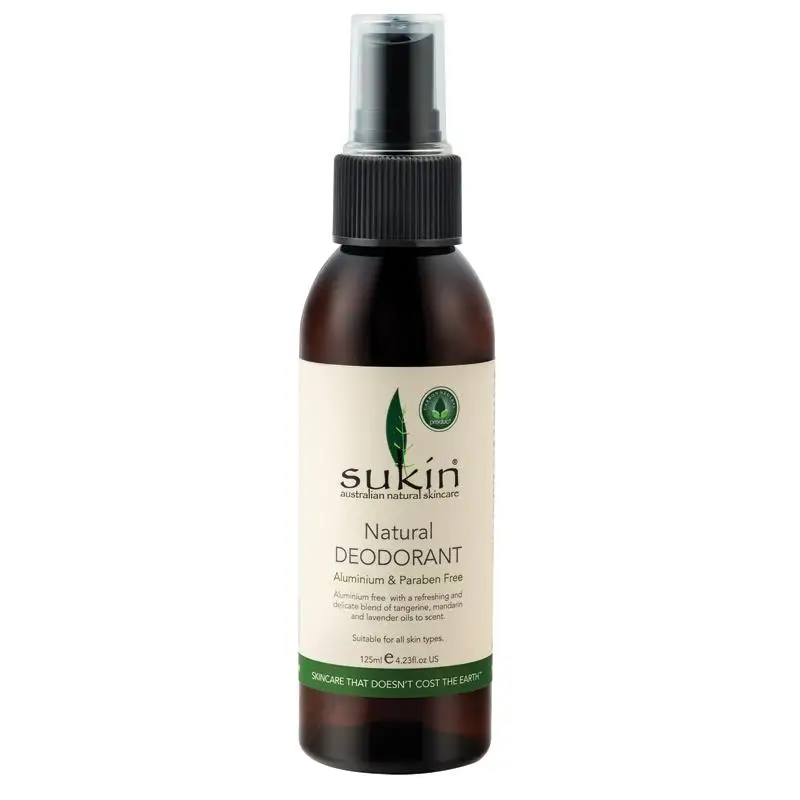 Австралия Sukin aluminum free& Paraben free дезодорант спрей органический натуральный эффективный оставить запах свежий и чистый устраняет запах