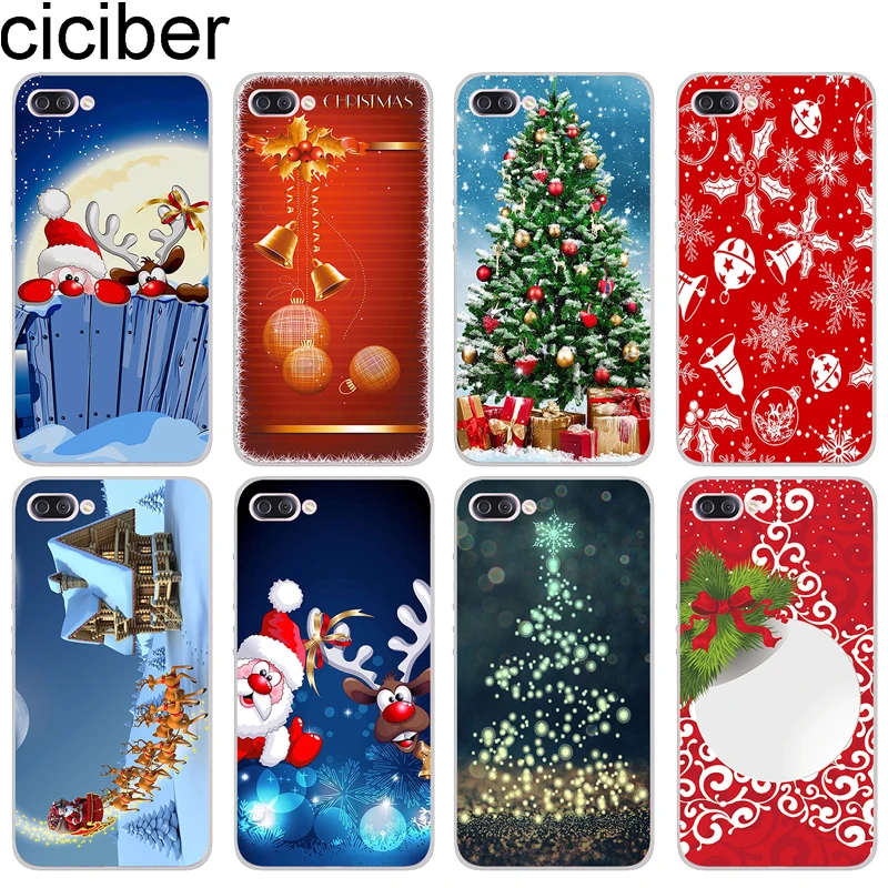 

ciciber Merry Christmas for ASUS Zenfone 4 Max Plus Pro ZC520KL ZC554KL Soft Phone Case for ZenFone Max Plus M1 ZB555KL ZB570TL