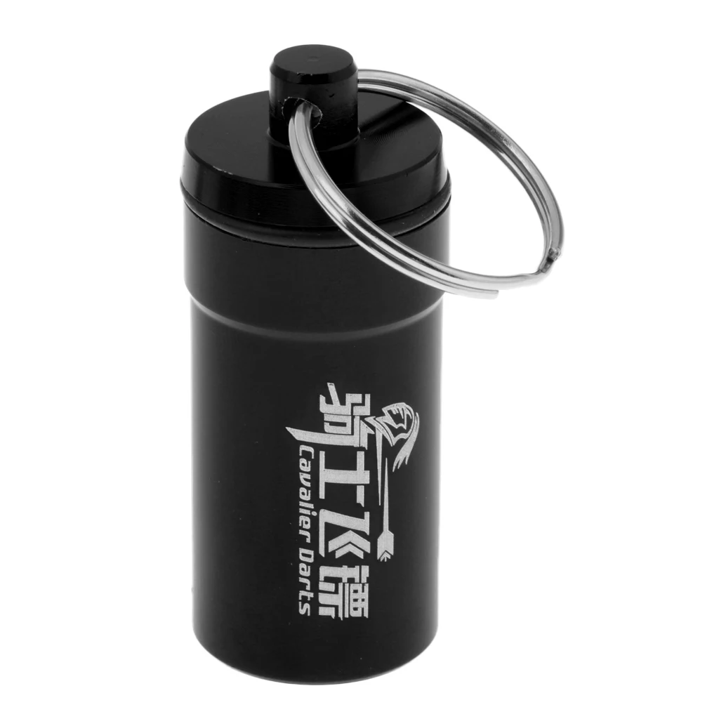 Portable Dart Accessories Storage Case Carry Box for Dart Supplies Points Soft Tips Flight Protector Waster O-Rings w/ Key Ring