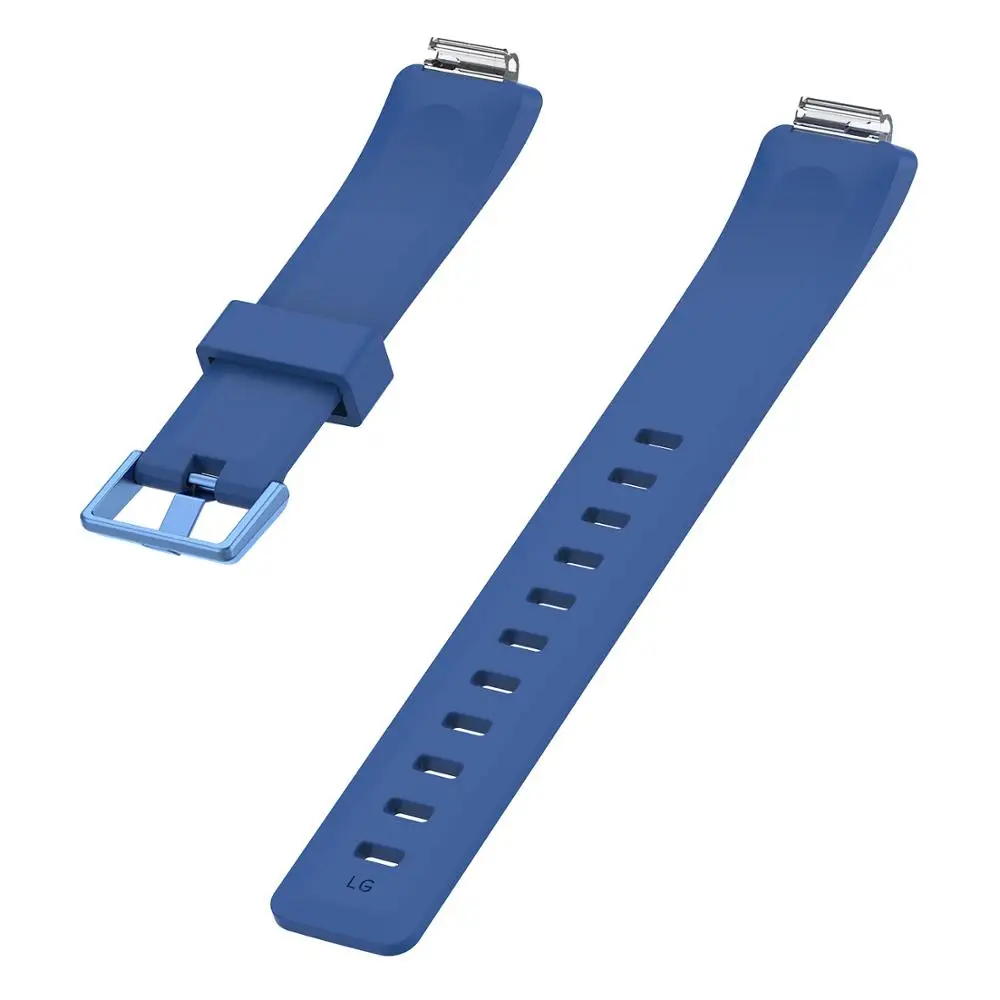 Силиконовый ремешок на запястье, Браслет для Fitbit Inspire/Inspire HR трекер активности Замена для умных часов ремешок на запястье - Цвет: Dark Blue