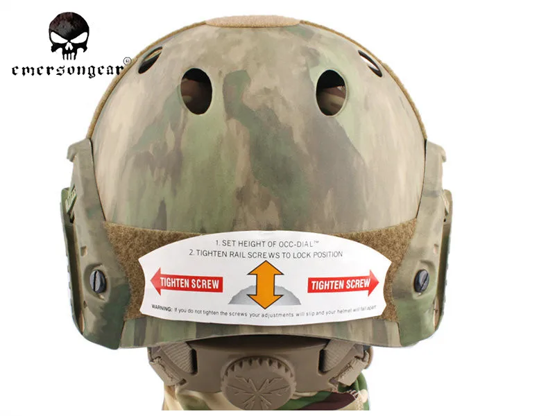 Для мужчин Военная страйкбол шлем армейские Pararescue ЭМЕРСОН БЫСТРО Шлем PJ Тип AT-FG EM5668G