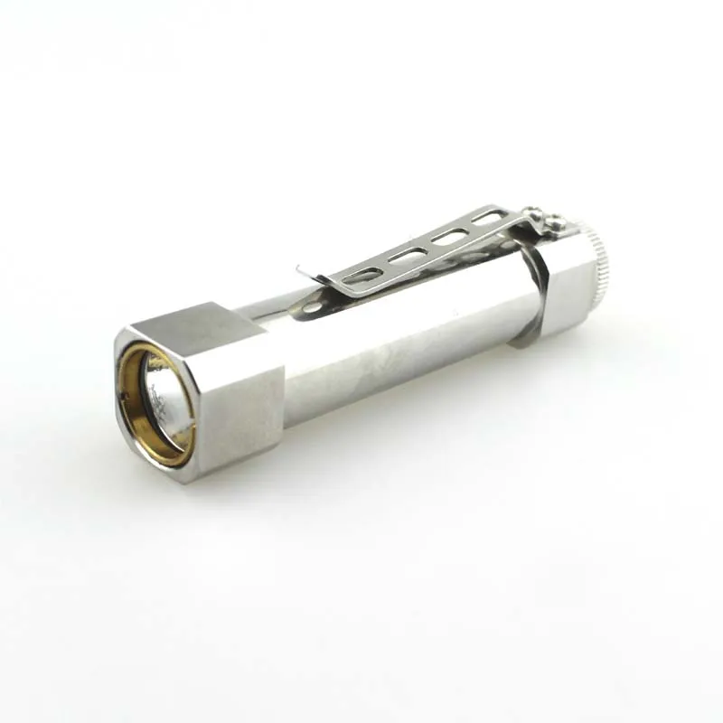 Высокое качество Мини Нержавеющая сталь светодиодный фонарик CREE XPE Q5 280 люмен 3 режима портативный светодиодный фонарь (1x14500)