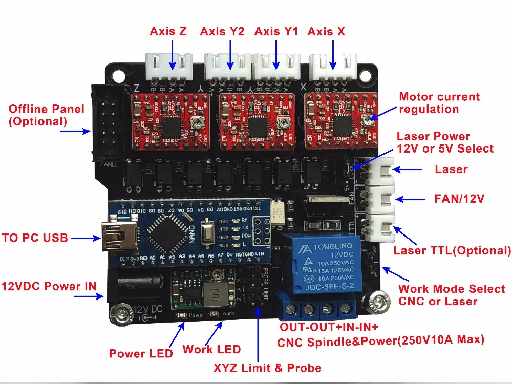 CNC3018 withER11, diy мини ЧПУ гравировальный станок, лазерная гравировка, Pcb ПВХ фрезерный станок, деревообрабатывающий станок, cnc 3018, лучшие передовые игрушки