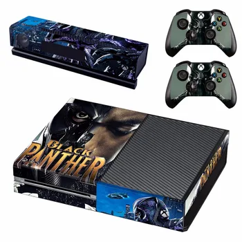 

Avengers Black Panther Skin Sticker Decal For Microfost Xbox One Console and 2 Controllers For Xbox One Skin Sticker Vinyl