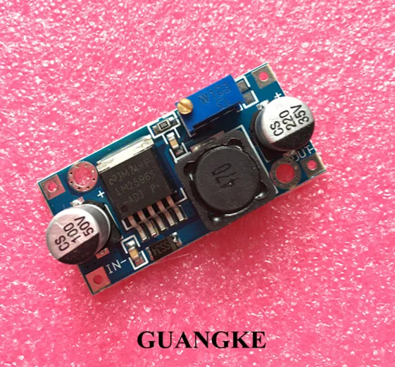 

50pcs LM2596 LM2596S ADJ Power supply module DC-DC Step-down module 5V/12V/24V adjustable Voltage regulator 3A