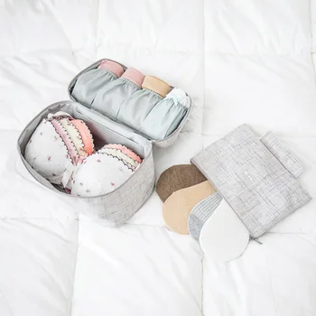 Women Waterproof Toiletry Wash Cosmetic Bags Travel Clothing Underwear Bra Makeup Organizer Weekend Overnight Pouch Accessories mihawk women wash cosmetic bag beautician vanity organizer bra underwear travel necessities toiletry makeup case organizer stuff