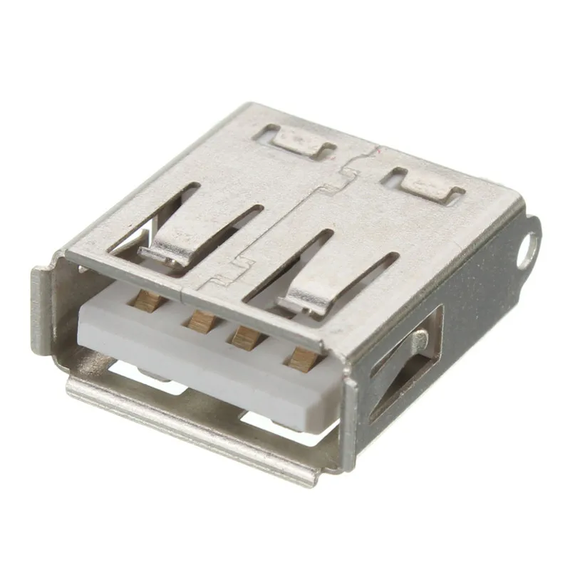 10 шт. 4 контактные USB разъёмы типа А с черной пластиковой крышкой|Соединители| |