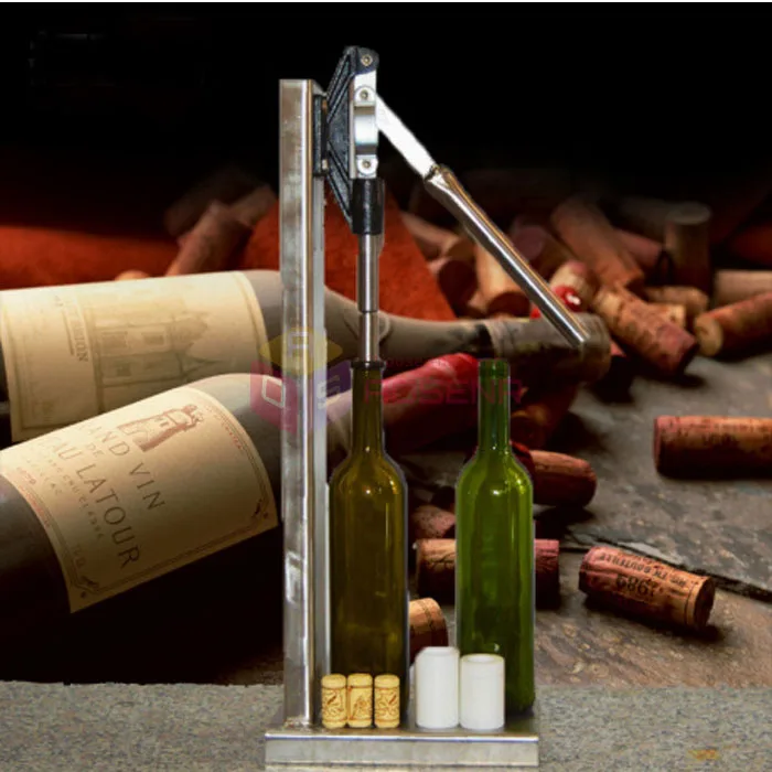 

Manual Stainless Steel Cork Corker Hand Press Wine Cork Bottle Stopper Tools Wine Capper Sealer