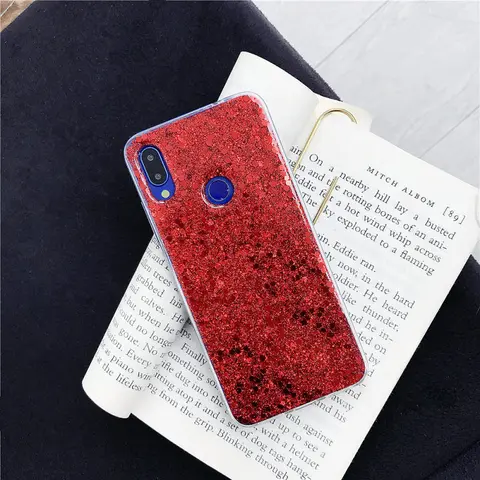 Silicone Bling Crystal Glitter Case For Xiaomi Mi 8 9 SE CC9 E A3 A2 Lite Redmi Note 5 Plus 6 7 8 Pro Shining Sequins Cover