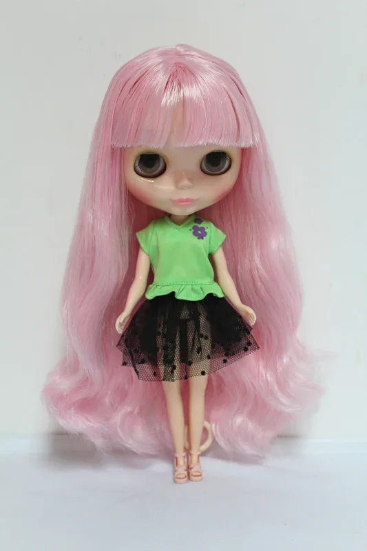 Кукла Blygirl Blyth персиковая пудра челки № 1/6 обычное тело 7 суставов тела куклы