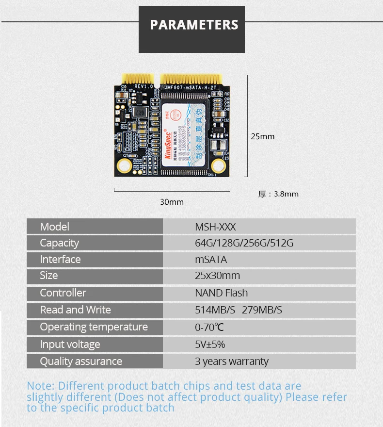 KingSpec SSD 512 ГБ половина mSATA SSD 500 Гб внутренний жесткий диск PCI-e mini mSATA HDD жесткий диск для ноутбука Настольный планшет