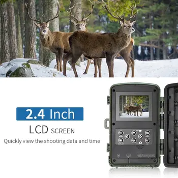 

12MP 1080P Trail Game Hunting Camera Waterproof Wildlife Scouting Camera Video Recorder for Security Farm Wildlife Camera