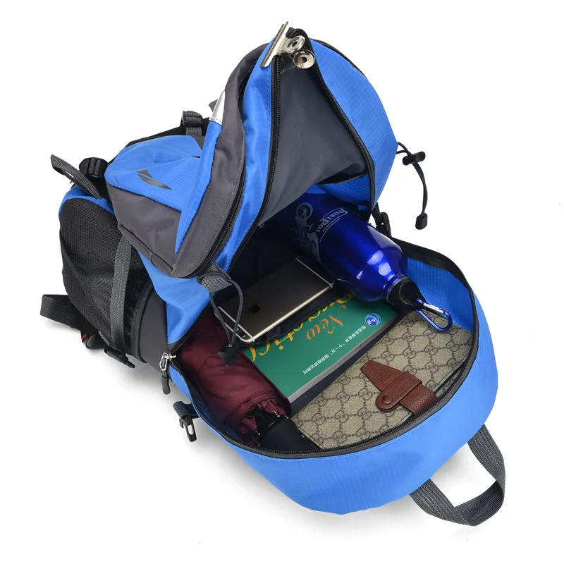 Mochila de nailon para hombre de gran capacidad impermeable Mochila de viaje Escolar Mochila de alta calidad para ordenador portátil Mochila Mochila de nailon para hombre de gran capacidad impermeable Mochila de viaje Escolar Mochila de alta calidad para ordenador portátil Mochila