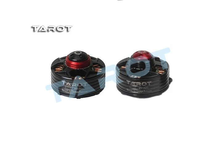 

TAROT 6115 320KV Self-locking CW CCW thread Brushless Motor BLACK Red cover TL4X003 TL4X005 F14619/F14620