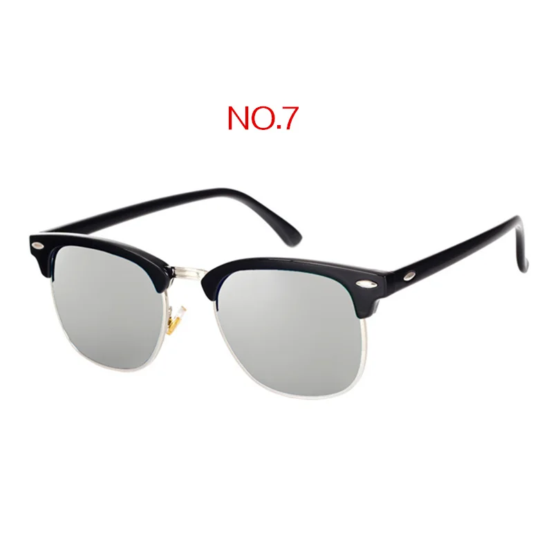YOOSKE, поляризованные солнцезащитные очки для женщин и мужчин, классические, брендовые, дизайнерские, винтажные, квадратные, солнцезащитные очки, зеркало для вождения, UV400, для автомобиля - Цвет линз: NO7