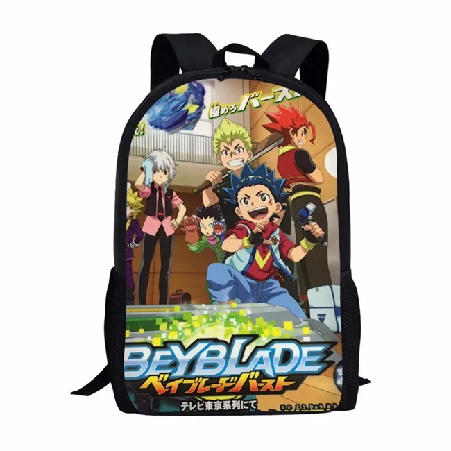 Школьный рюкзак с персонажами из мультфильма «Beyblade Burst Evolution» для девочек-подростков и мальчиков, школьный рюкзак для студентов, рюкзак Mochila - Цвет: As Pictures