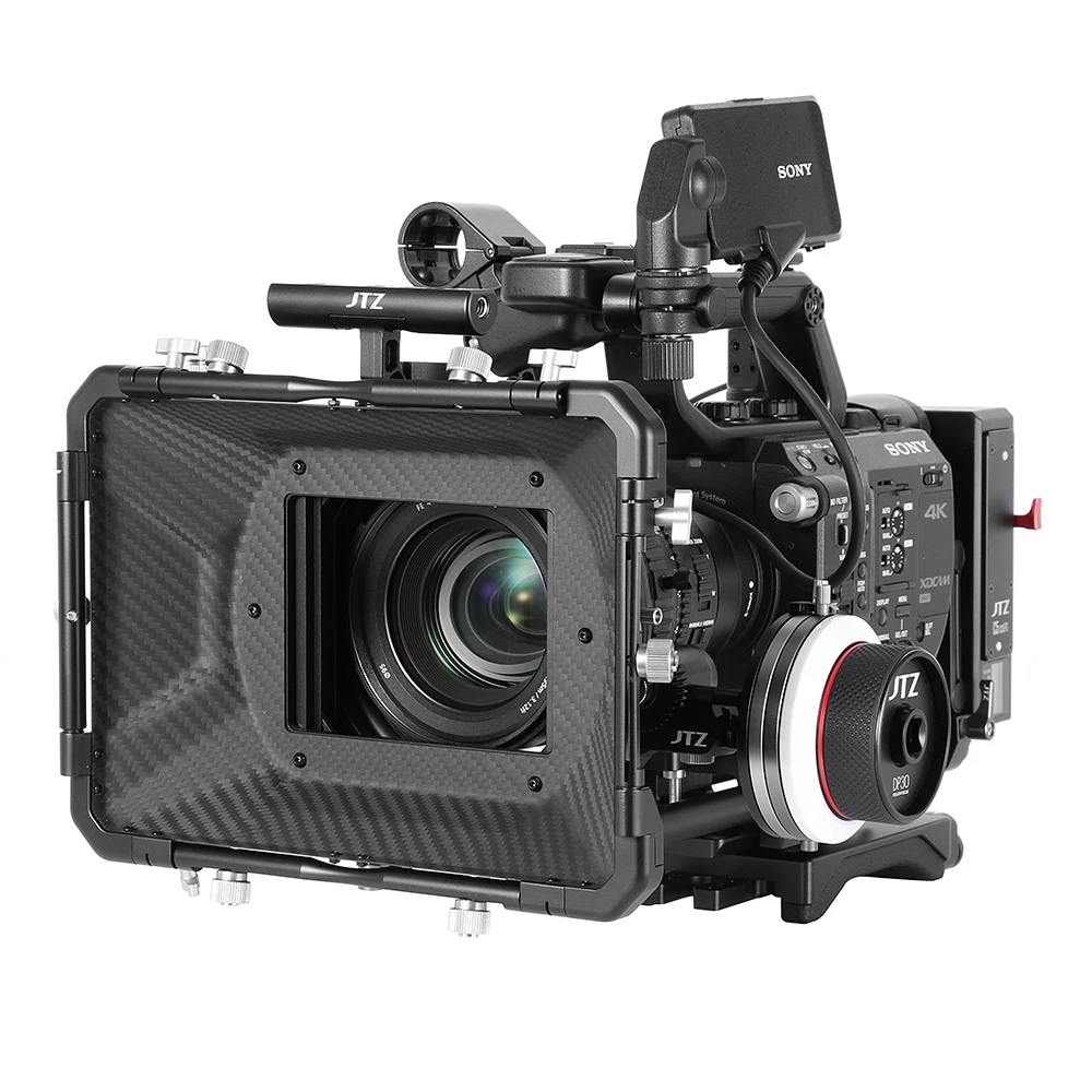 Jtz dp30 Cine углеродного Волокно 4x5.6" Matte Box 15 мм/19 мм для Sony Arri красный canon