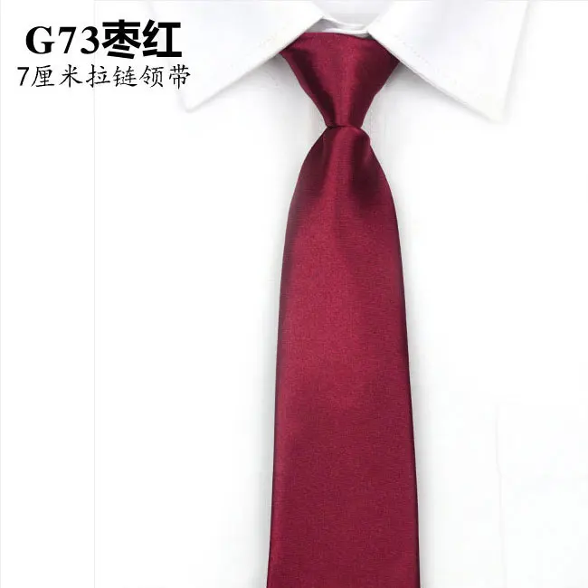 Женский галстук на молнии, модный, женский, профессиональный, Униформа, на шею, женский, для колледжа, студентов, банка, отеля, персонала, для женщин, галстук-бабочка, простой - Цвет: G73