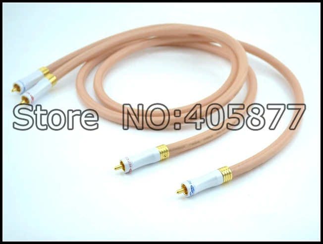 

Audio Analog Interconnects OFC RCA Interconnect cable with Gold plated RCA plug 1m