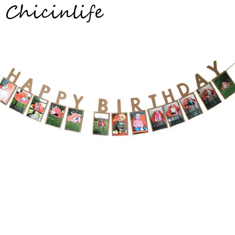 Chicinlife 13 шт. фоторамка с днем рождения баннер для мальчиков и девочек взрослых дня