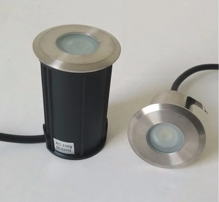 Preço de Atacado Enterrado Lâmpada Subterrânea Inground Luz Ac12v Branco Quente Light Underground 3 w Led 6 Lâmpada LED Subterrânea Lâmpada LED Inground Luz