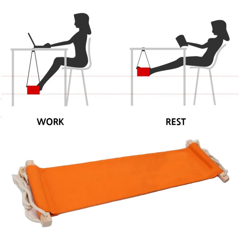 60*16 см гамак для офиса, для сиесты сон во второй день с настольная подставка гамак для отдыха ног полудня время Повтор