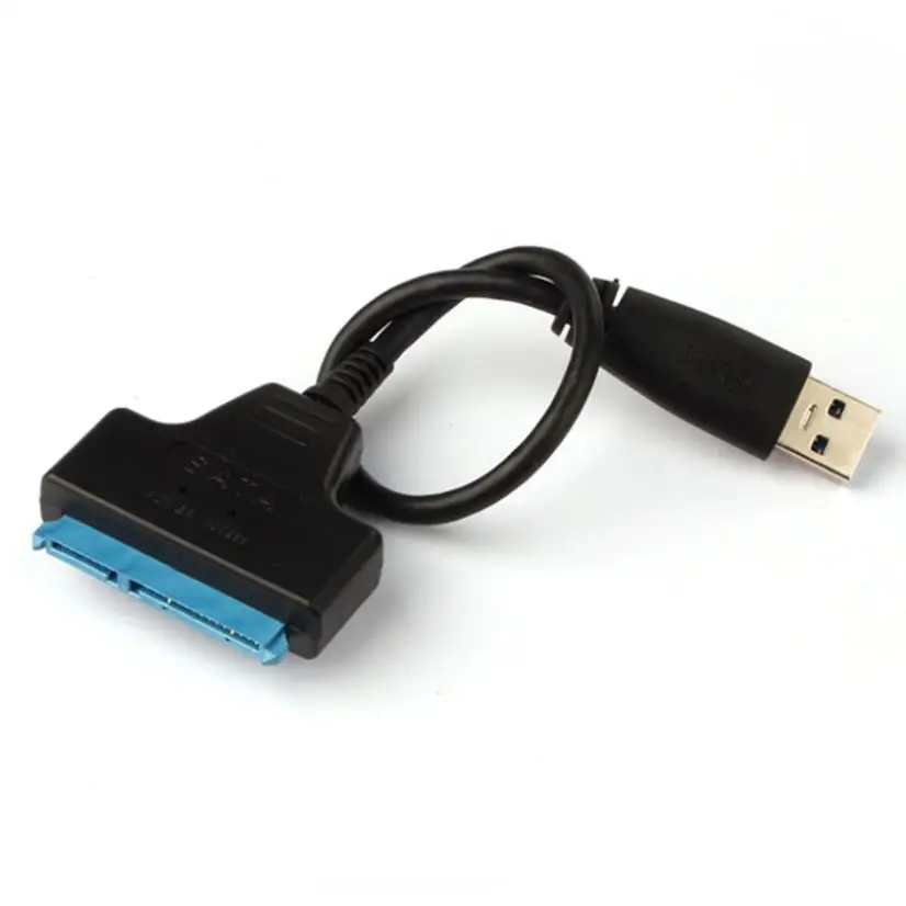 C809 Супер Скоростной USB 3 0 SATA 22 Pin 2 5 дюймовый жесткий диск драйвер SSD адаптер кабель