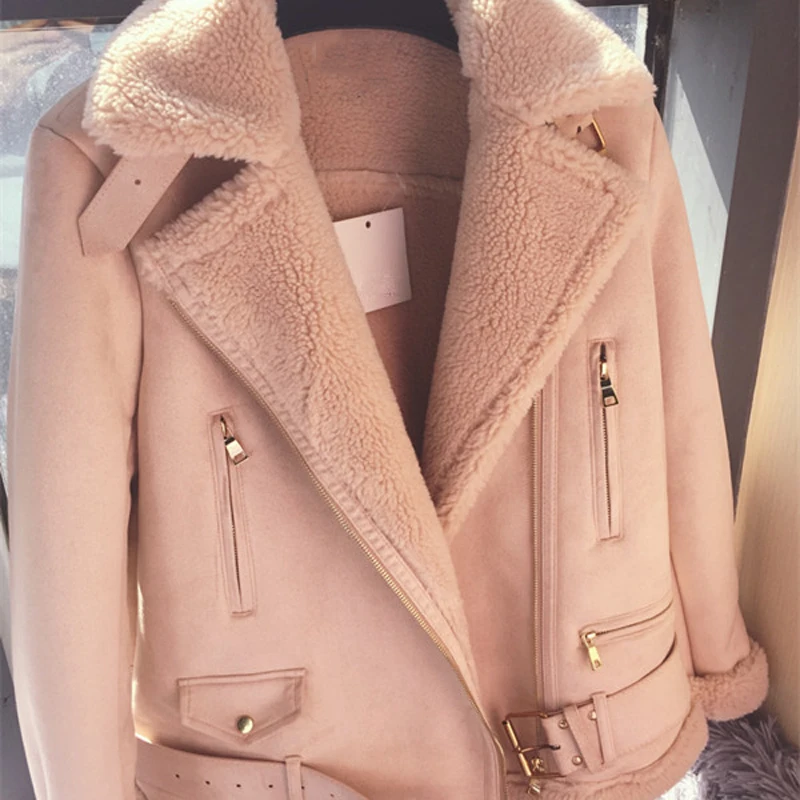 

Winter Warm Women Faux Fur Coats European Style Automotive Designer Thick Velvet Woman Faux Fur Trench Jacket Coats 2019 A345