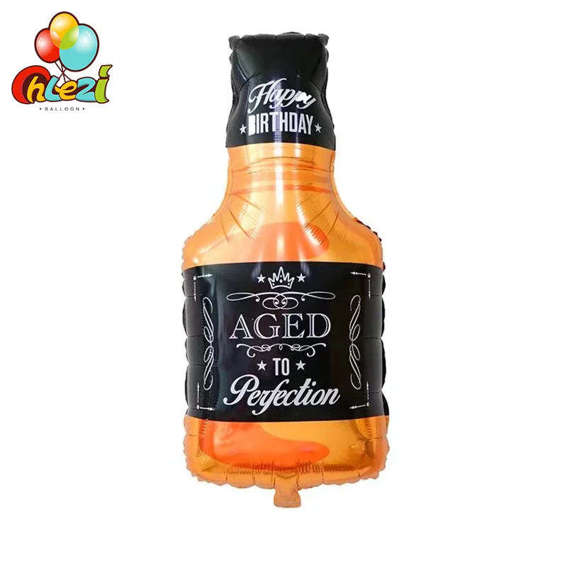 Ballon bouteille de whisky pour homme adulte, 1 pièce, décoration de Bar pour fête de 40e anniversaire, à thème, de qualité supérieure, vieilli à la Perfection