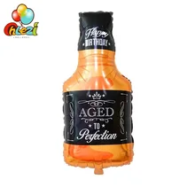 Ballon bouteille de whisky pour homme adulte, 1 pièce, décoration de Bar pour fête de 40e anniversaire, à thème, de qualité supérieure, vieilli à la Perfection