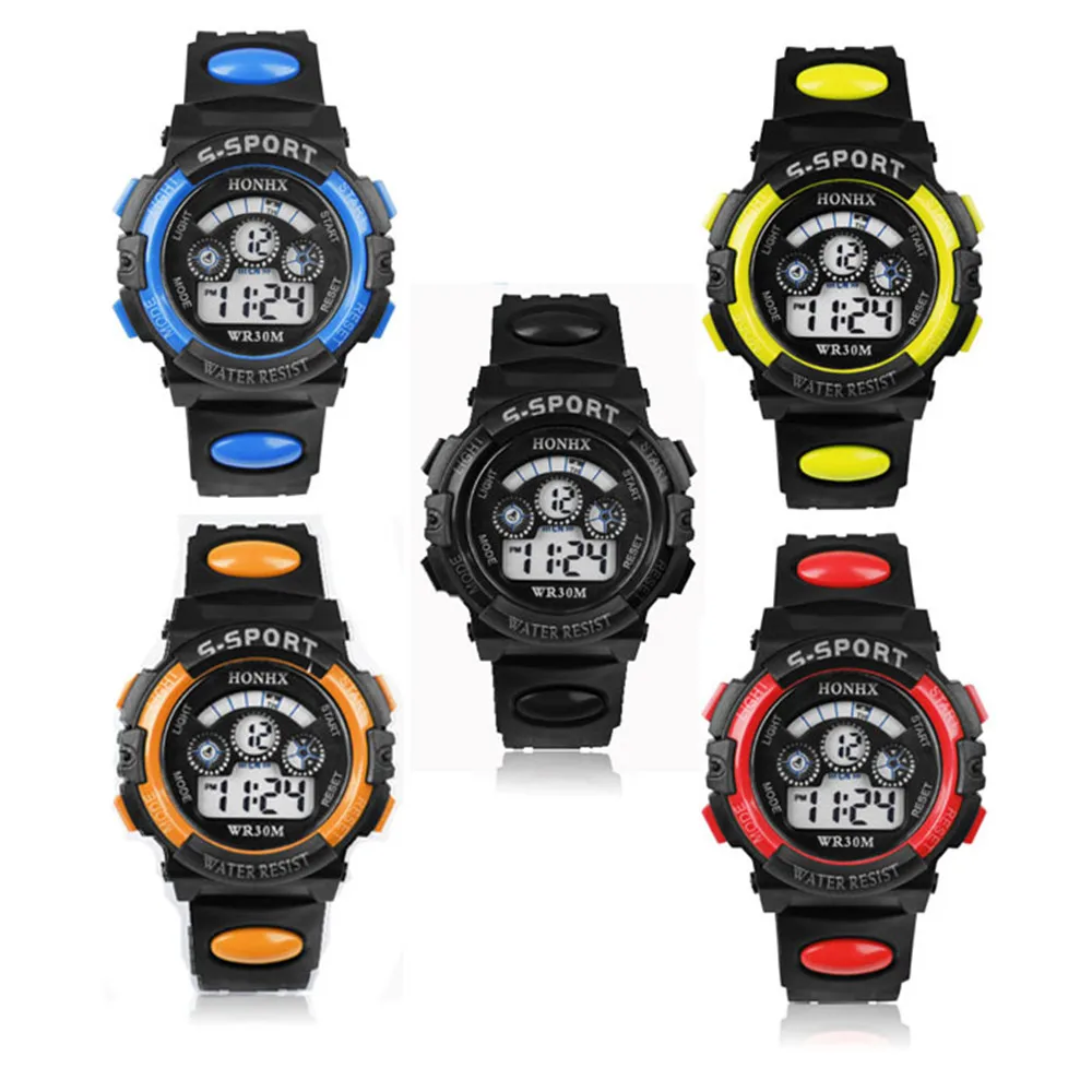 

Aimecor 2018 Kid's Fashion Smart Watches Waterproof Children Boy Digital LED Quartz Alarm Date Sports Chronograph Wrist Watch