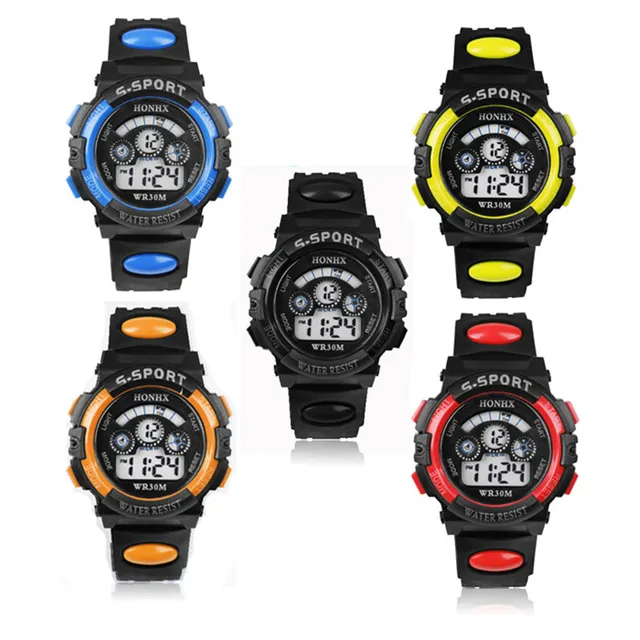 Aimecor 2018 Kid's Fashion Smart Watches Waterproof Children Boy Digital LED Qua Aimecor 2018 Kid's Fashion Smart Watches Waterproof Children Boy Digital LED Qua