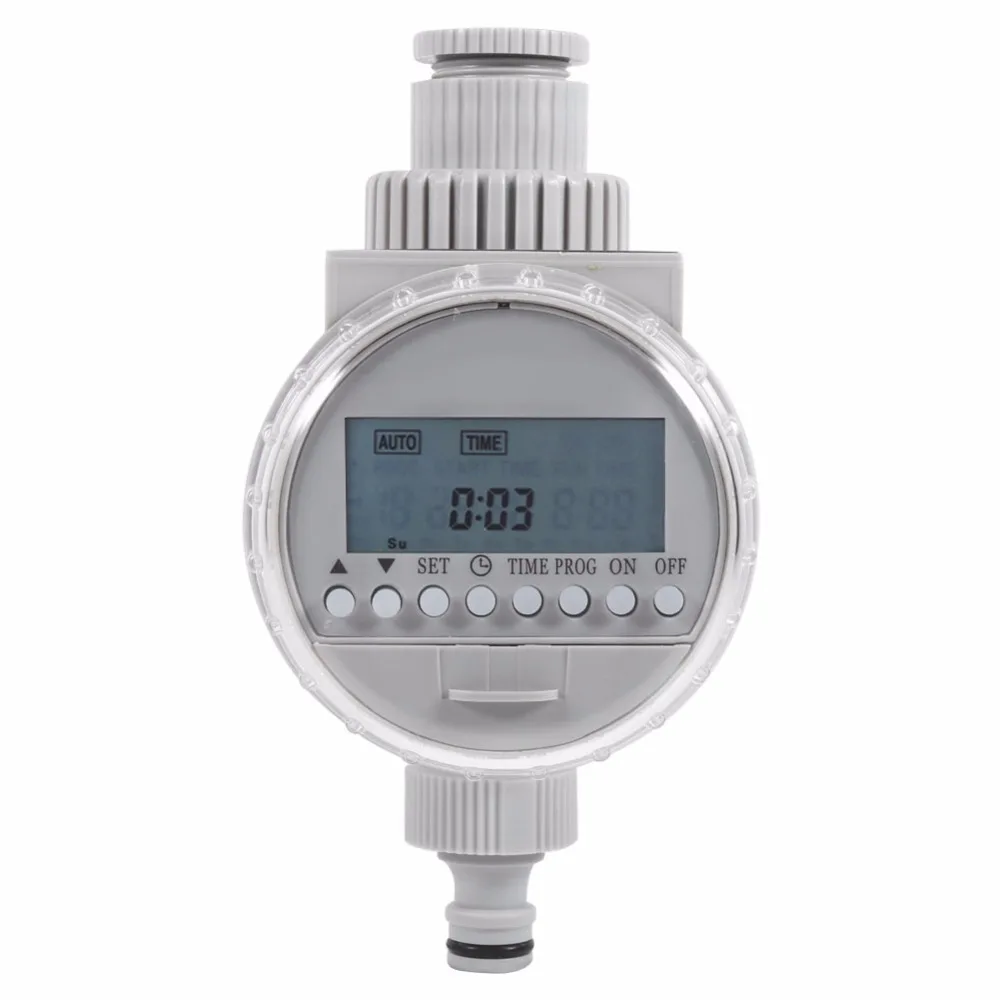 

Solar Power Home Electronic Garden Water Timer Auto Saving Irrigation Timer Controller LCD Digital Watering Timer