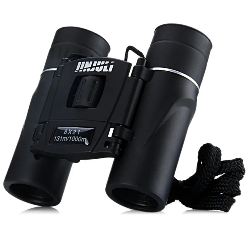 

8 x 21 HD Binocular Telescope binoculars Zooming Focus Film Binoculo Optical Hunting High Quality Tourism telescope carry case