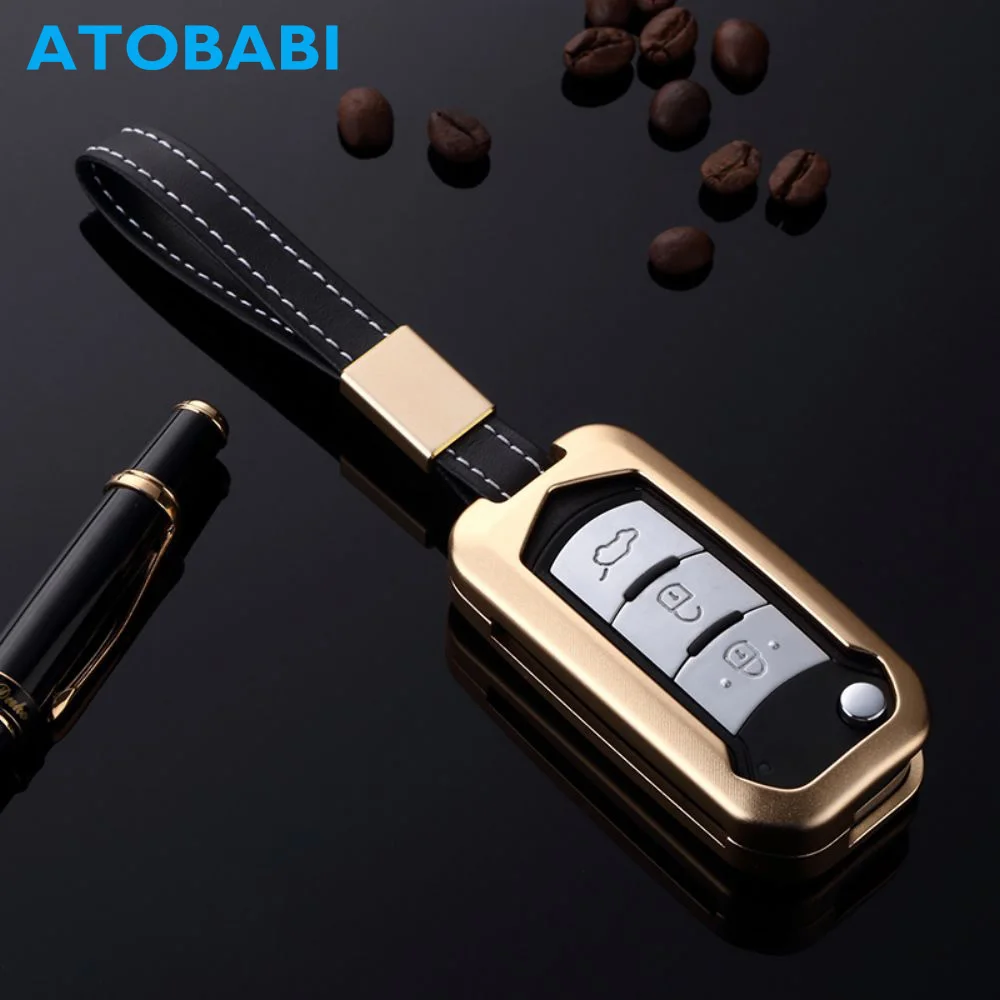 

New Aluminum Alloy Smart Car Key Case Remote Fob Shell Cover Holder Protector Key Bag for Trumpchi GS3 GS4 GS5 GA3 GA3S GA6 GA5