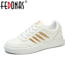 FEDONAS/Брендовая женская обувь с вышивкой; сезон весна-осень; износостойкие кроссовки; модная дышащая повседневная обувь для взрослых