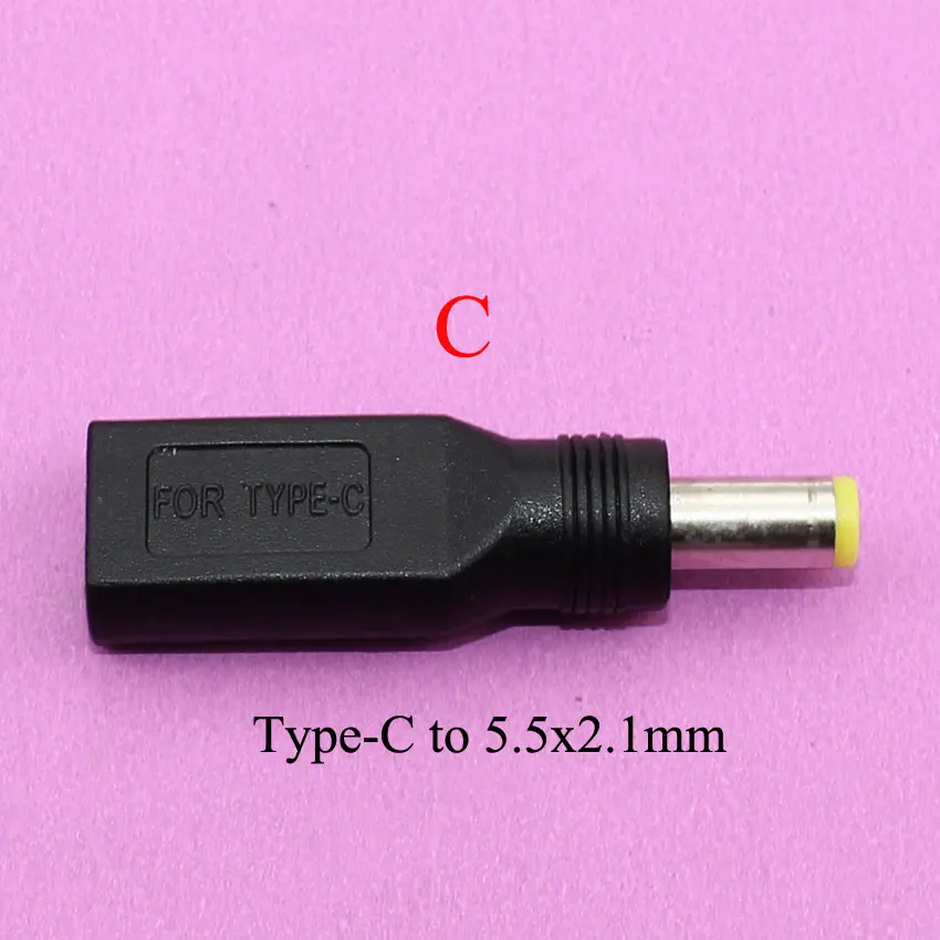 Штекерный разъем YuXi 5 5x2 1 мм с гнездом Type C на Micro USB 4 8*1 7 * для подсветки ноутбука ПК