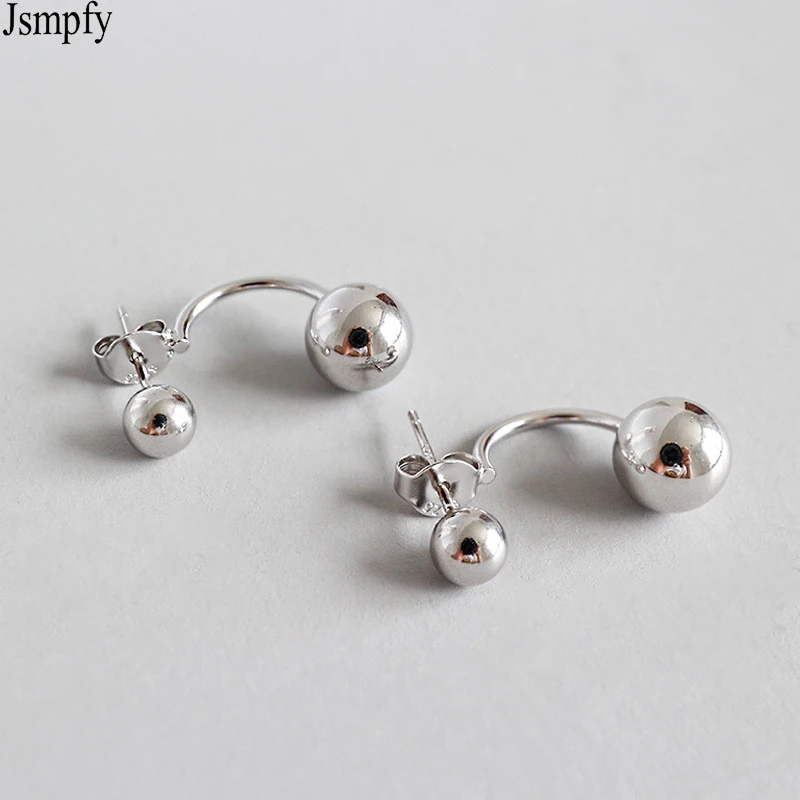 Jsmpfy стерлингового серебра модные простые геометрические круглый | Отзывы и видеообзор