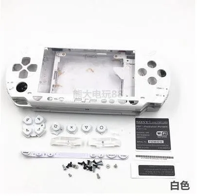 Для psp 1000 чехол с полным корпусом+ кнопка+ наклейки+ винты