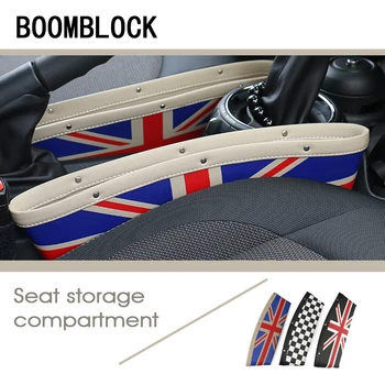 

1pc Auto Car England Seat Filler Storage Box For BMW Mini Cooper R56 F55 F56 R50 R53 Countryman F60 Clubman Paceman Accessories