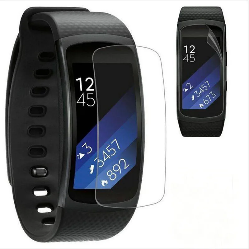 

2pieces Anti-scratch Soft TPU Ultra HD Clear Protective Film Guard For Samsung Gear Fit 2 Fit2 R360 Full Screen Protector Cover