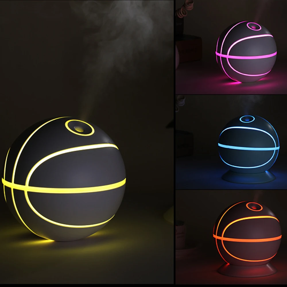 

Creative Basketball Humidifier Ultrasonic Mini air Aromatherapy Diffuser with LED Night Light for Home Car USB air Humidifier