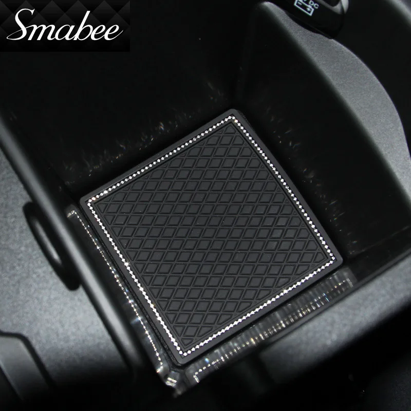 

Smabee Anti-Slip Gate Slot Mats for Toyota Land Cruiser 2010 2011 2012 2013 2014 2015 Prado FJ 150 Non-slip Cup Holders mat